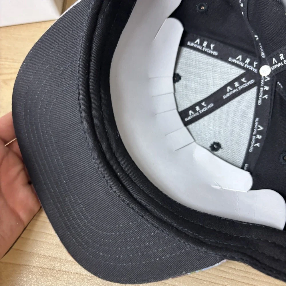 ARK Survival Evolved Hat Cap Snap Back Black Gaming Gamer Multicolor Brim Mens